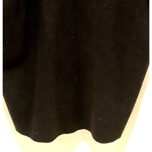 Liz Claiborne Woman's Black Linen Cotton Short Sleeve Sweater Floral Applique 2X - Picture 14 of 16